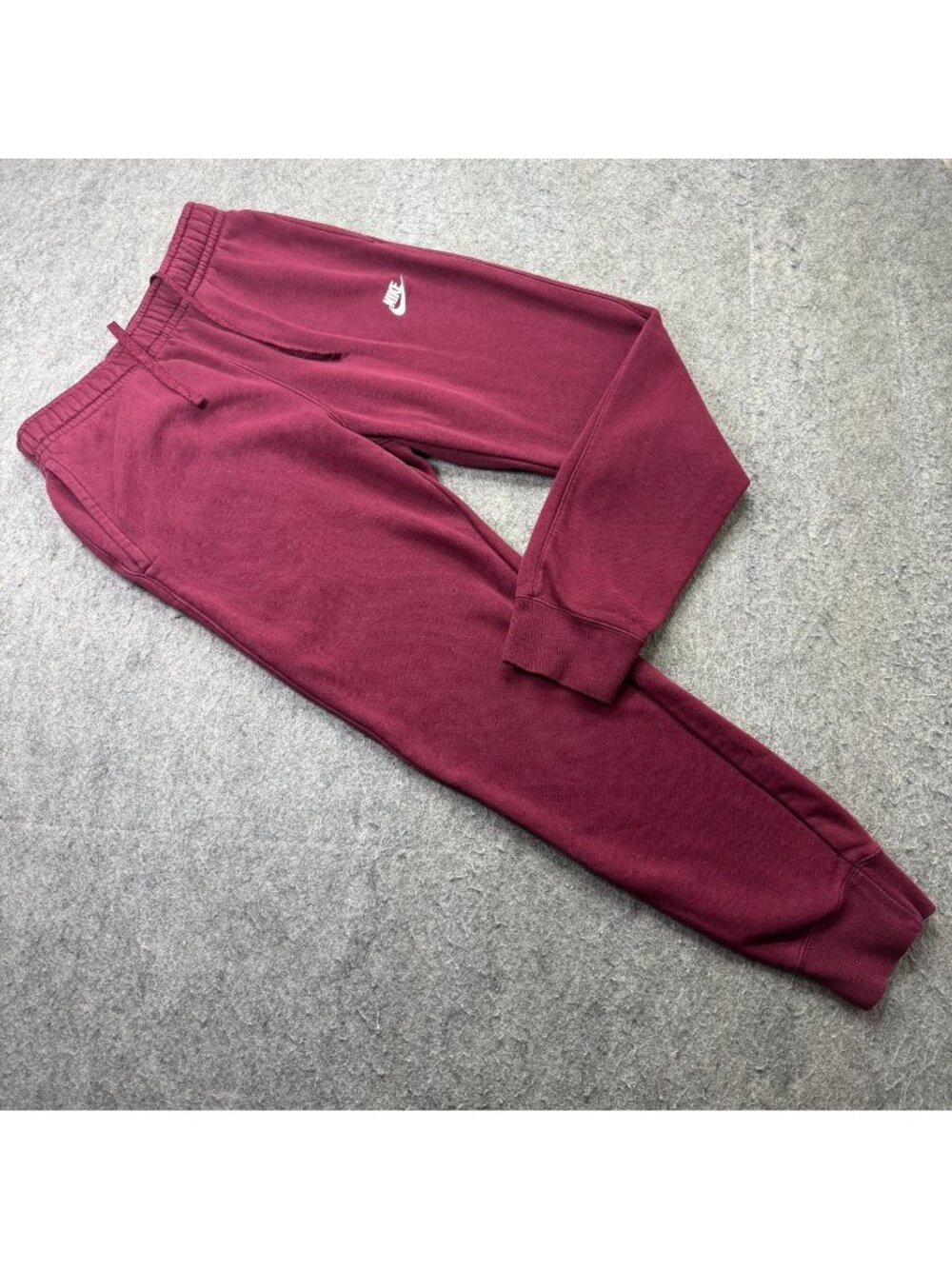 Nike Sportswear Club Fleece Joggers Men S Red BV2671 Tapered 28" Sweatpants Dark